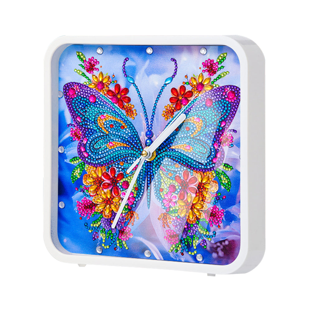 Christmas Special Shape DIY Crystal Diamond Clock Diamond Art Clock Pendants Kit