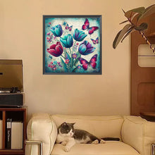 Load image into Gallery viewer, Diamond Painting - Full Square - Flowers (30*30CM)
