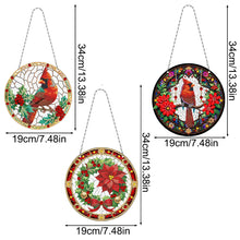 Load image into Gallery viewer, Snowflake Diamond Painting Hanging Pendant 5D DIY Diamond Painting Dots Pendant
