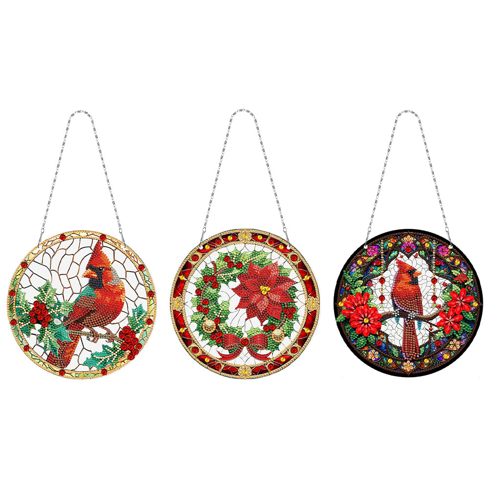 Snowflake Diamond Painting Hanging Pendant 5D DIY Diamond Painting Dots Pendant