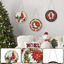 Load image into Gallery viewer, Snowflake Diamond Painting Hanging Pendant 5D DIY Diamond Painting Dots Pendant
