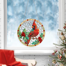 Load image into Gallery viewer, Snowflake Diamond Painting Hanging Pendant 5D DIY Diamond Painting Dots Pendant
