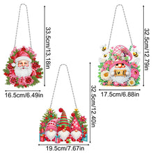 Load image into Gallery viewer, Snowflake Diamond Painting Hanging Pendant 5D DIY Diamond Painting Dots Pendant
