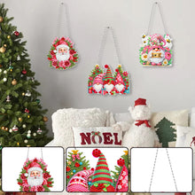 Load image into Gallery viewer, Snowflake Diamond Painting Hanging Pendant 5D DIY Diamond Painting Dots Pendant
