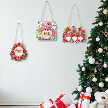 Load image into Gallery viewer, Snowflake Diamond Painting Hanging Pendant 5D DIY Diamond Painting Dots Pendant
