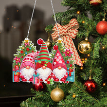 Load image into Gallery viewer, Snowflake Diamond Painting Hanging Pendant 5D DIY Diamond Painting Dots Pendant
