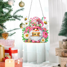 Load image into Gallery viewer, Snowflake Diamond Painting Hanging Pendant 5D DIY Diamond Painting Dots Pendant
