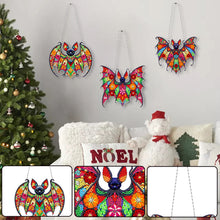 Load image into Gallery viewer, Snowflake Diamond Painting Hanging Pendant 5D DIY Diamond Painting Dots Pendant
