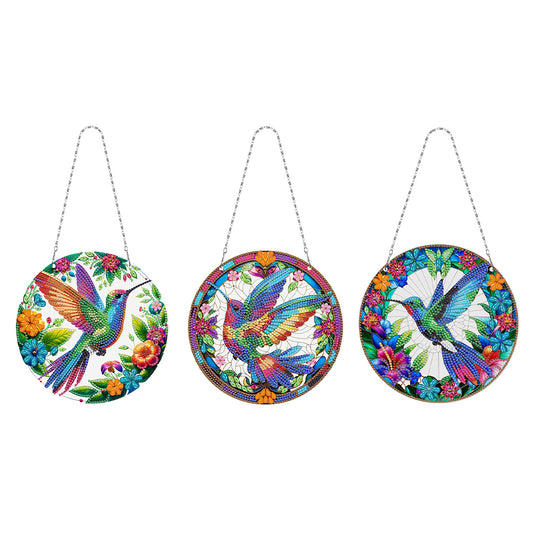Snowflake Diamond Painting Hanging Pendant 5D DIY Diamond Painting Dots Pendant