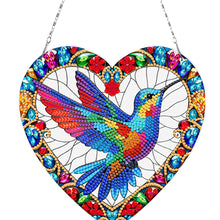 Load image into Gallery viewer, Snowflake Diamond Painting Hanging Pendant 5D DIY Diamond Painting Dots Pendant
