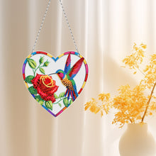 Load image into Gallery viewer, Snowflake Diamond Painting Hanging Pendant 5D DIY Diamond Painting Dots Pendant
