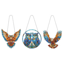 Load image into Gallery viewer, Snowflake Diamond Painting Hanging Pendant 5D DIY Diamond Painting Dots Pendant
