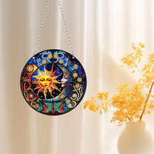 Load image into Gallery viewer, Snowflake Diamond Painting Hanging Pendant 5D DIY Diamond Painting Dots Pendant
