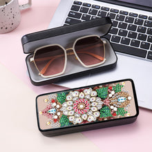 Load image into Gallery viewer, Butterfly Diamond Painting Eyeglasses Case Glasses Storage Case for Friends Gift
