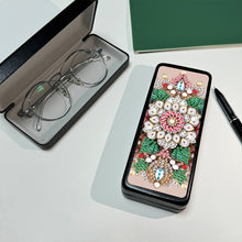 Load image into Gallery viewer, Butterfly Diamond Painting Eyeglasses Case Glasses Storage Case for Friends Gift
