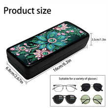 Load image into Gallery viewer, Butterfly Diamond Painting Eyeglasses Case Glasses Storage Case for Friends Gift
