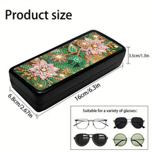 Load image into Gallery viewer, Butterfly Diamond Painting Eyeglasses Case Glasses Storage Case for Friends Gift

