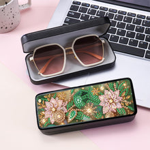 Load image into Gallery viewer, Butterfly Diamond Painting Eyeglasses Case Glasses Storage Case for Friends Gift
