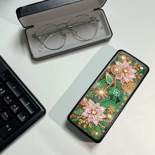 Load image into Gallery viewer, Butterfly Diamond Painting Eyeglasses Case Glasses Storage Case for Friends Gift
