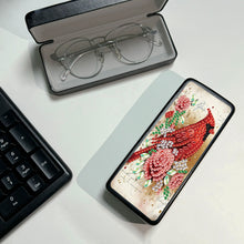 Load image into Gallery viewer, Butterfly Diamond Painting Eyeglasses Case Glasses Storage Case for Friends Gift
