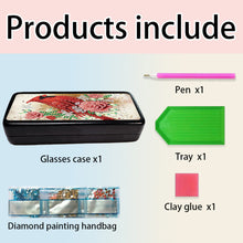 Load image into Gallery viewer, Butterfly Diamond Painting Eyeglasses Case Glasses Storage Case for Friends Gift
