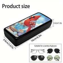 Load image into Gallery viewer, Butterfly Diamond Painting Eyeglasses Case Glasses Storage Case for Friends Gift
