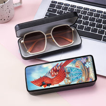 Load image into Gallery viewer, Butterfly Diamond Painting Eyeglasses Case Glasses Storage Case for Friends Gift
