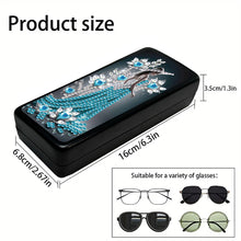Load image into Gallery viewer, Butterfly Diamond Painting Eyeglasses Case Glasses Storage Case for Friends Gift

