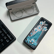 Load image into Gallery viewer, Butterfly Diamond Painting Eyeglasses Case Glasses Storage Case for Friends Gift
