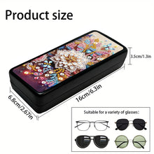 Load image into Gallery viewer, Butterfly Diamond Painting Eyeglasses Case Glasses Storage Case for Friends Gift
