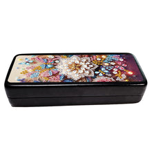 Load image into Gallery viewer, Butterfly Diamond Painting Eyeglasses Case Glasses Storage Case for Friends Gift
