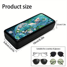 Load image into Gallery viewer, Butterfly Diamond Painting Eyeglasses Case Glasses Storage Case for Friends Gift
