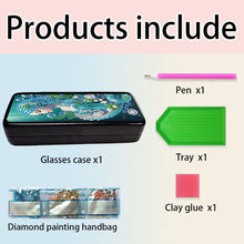 Load image into Gallery viewer, Butterfly Diamond Painting Eyeglasses Case Glasses Storage Case for Friends Gift
