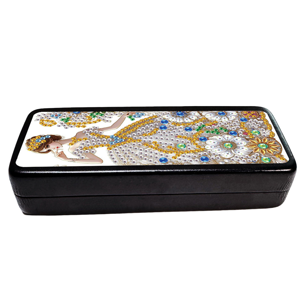 Butterfly Diamond Painting Eyeglasses Case Glasses Storage Case for Friends Gift