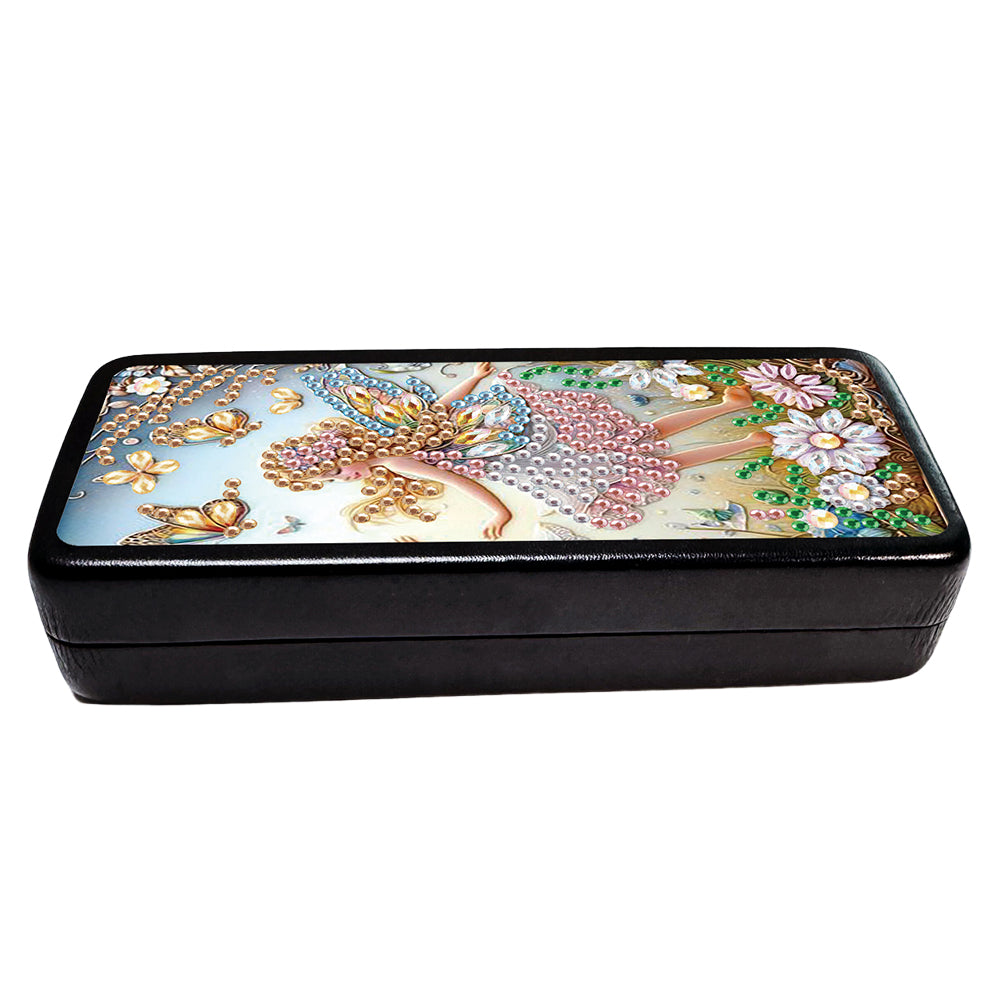 Butterfly Diamond Painting Eyeglasses Case Glasses Storage Case for Friends Gift
