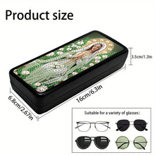 Load image into Gallery viewer, Butterfly Diamond Painting Eyeglasses Case Glasses Storage Case for Friends Gift

