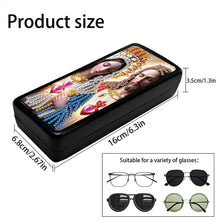 Load image into Gallery viewer, Butterfly Diamond Painting Eyeglasses Case Glasses Storage Case for Friends Gift
