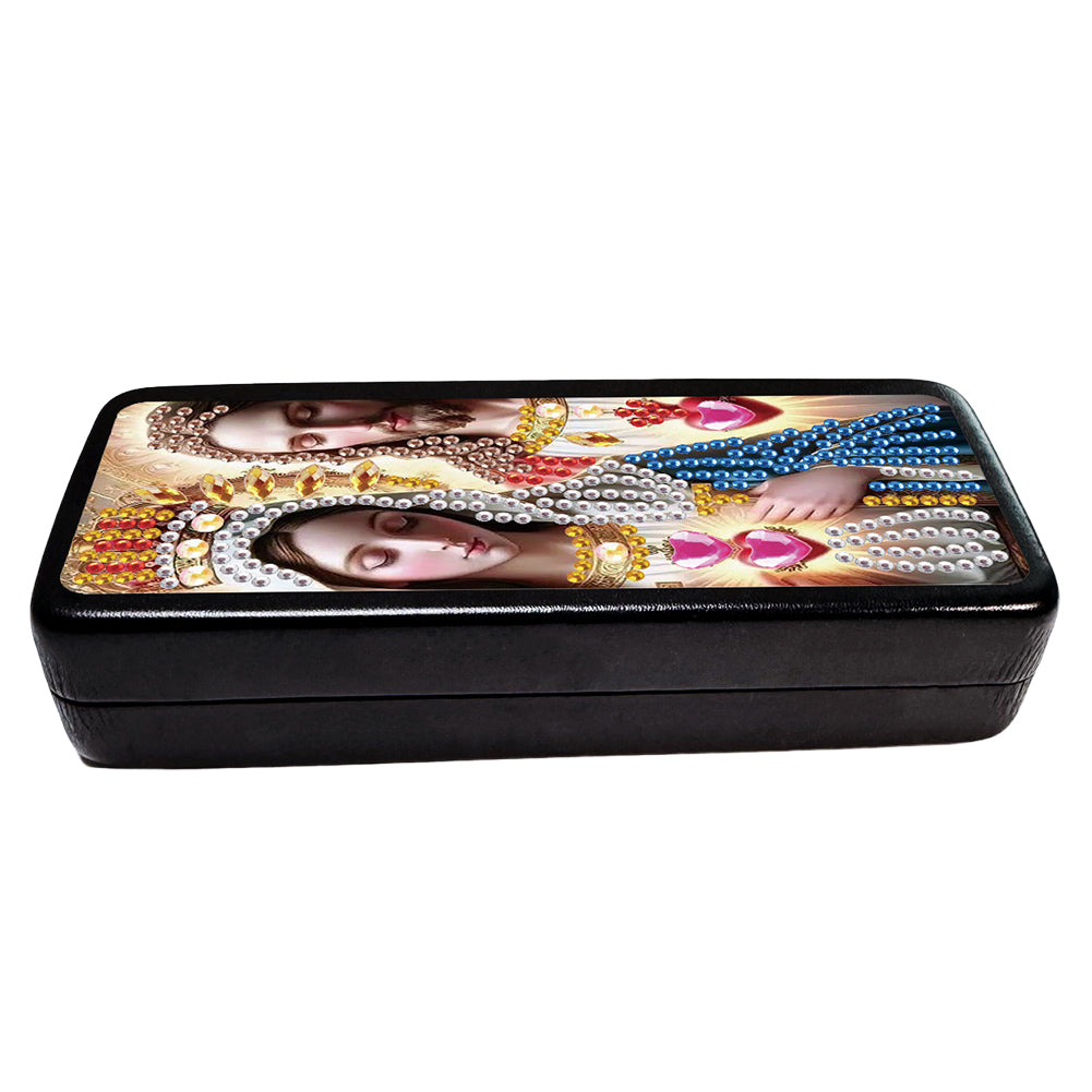 Butterfly Diamond Painting Eyeglasses Case Glasses Storage Case for Friends Gift
