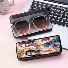 Load image into Gallery viewer, Butterfly Diamond Painting Eyeglasses Case Glasses Storage Case for Friends Gift
