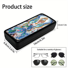 Load image into Gallery viewer, Butterfly Diamond Painting Eyeglasses Case Glasses Storage Case for Friends Gift
