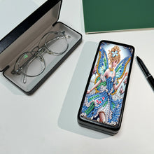 Load image into Gallery viewer, Butterfly Diamond Painting Eyeglasses Case Glasses Storage Case for Friends Gift
