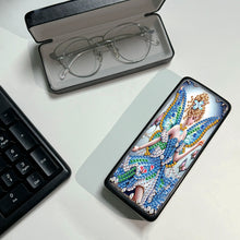 Load image into Gallery viewer, Butterfly Diamond Painting Eyeglasses Case Glasses Storage Case for Friends Gift
