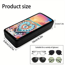 Load image into Gallery viewer, Butterfly Diamond Painting Eyeglasses Case Glasses Storage Case for Friends Gift

