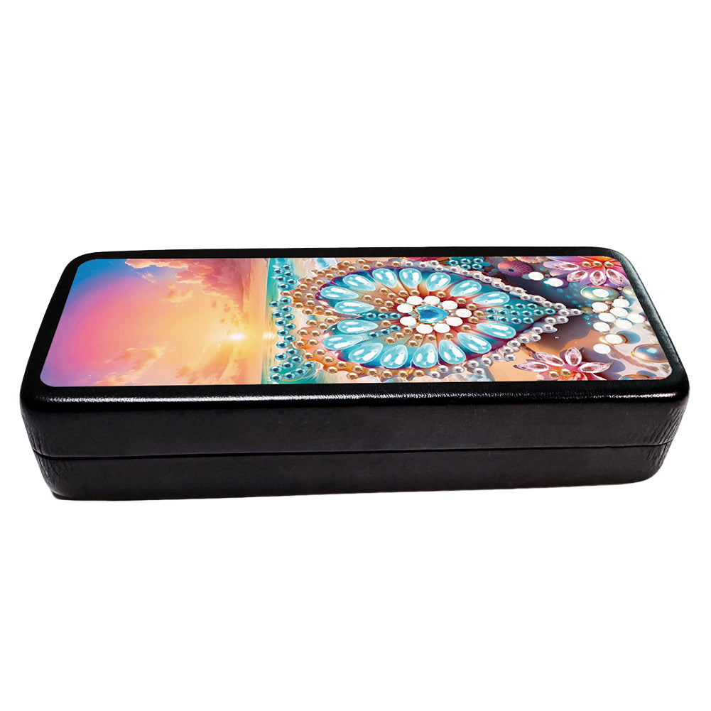 Butterfly Diamond Painting Eyeglasses Case Glasses Storage Case for Friends Gift