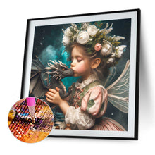 Load image into Gallery viewer, Diamond Painting - Full Square - Dragon and elf (30*30CM)
