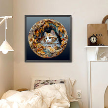 Load image into Gallery viewer, Diamond Painting - Full Round - Paper-carved cats (30*30CM)
