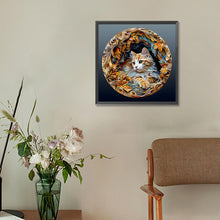 Load image into Gallery viewer, Diamond Painting - Full Round - Paper-carved cats (30*30CM)
