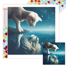 Load image into Gallery viewer, Diamond Painting - Full Square - Lions and sheep (30*30CM)
