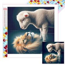 Load image into Gallery viewer, Diamond Painting - Full Square - Lions and sheep (30*30CM)
