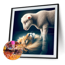 Load image into Gallery viewer, Diamond Painting - Full Square - Lions and sheep (30*30CM)
